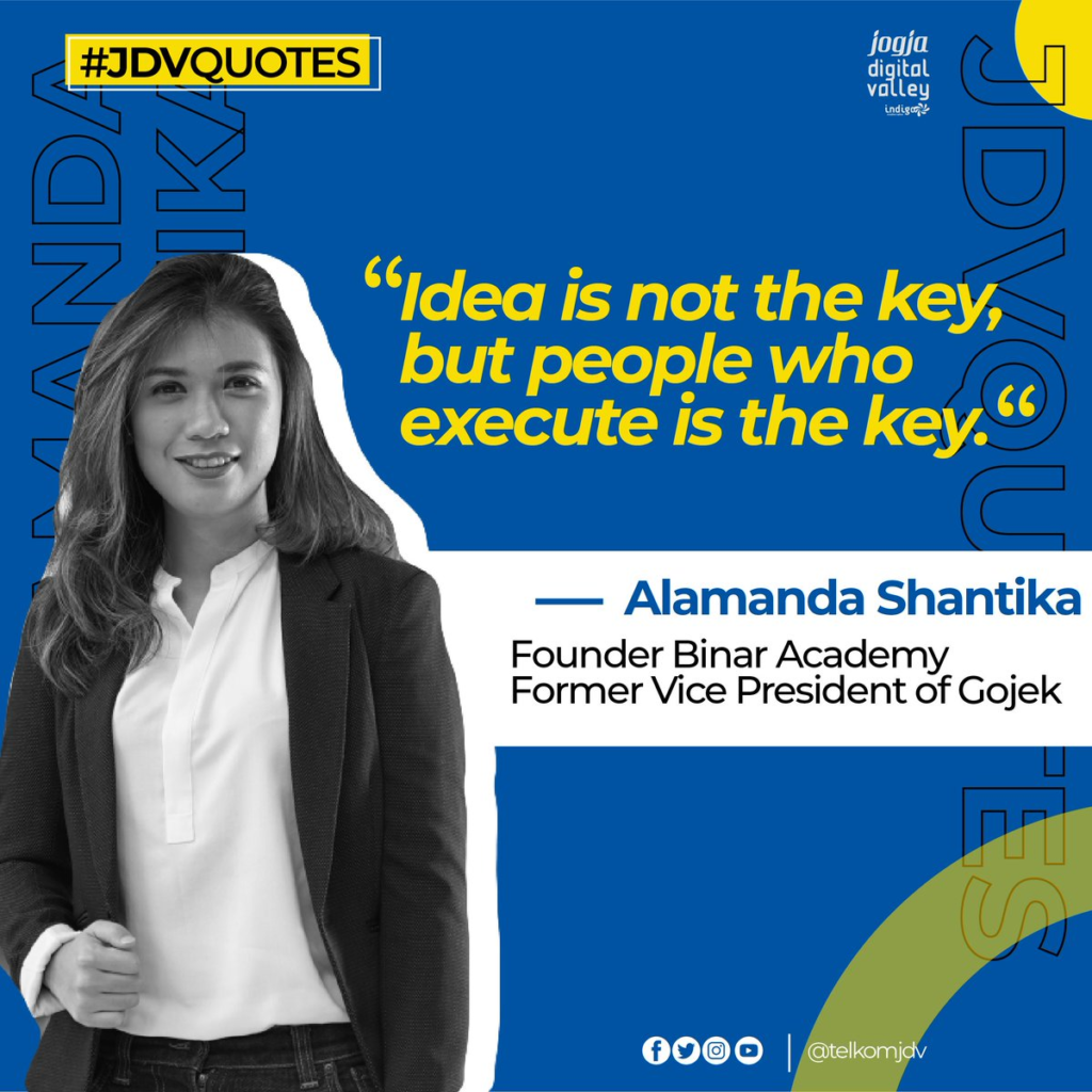 Alamanda Shantika, former vice-president of product at Gojek and founder of Binar Academy, who pivoted from a technology giant to teach Indonesians to build technology.