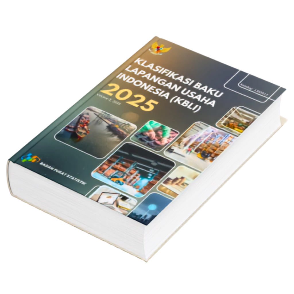 The KBLI 2025 business classification book issued by Indonesia's national statistics agency